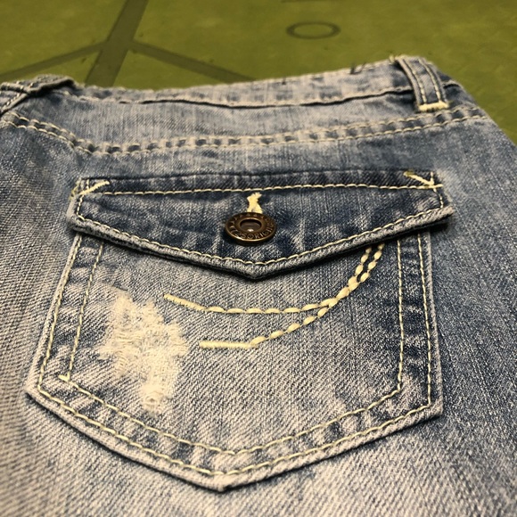 stitched y2k womens shorts. size M - Picture 4 of 5